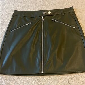 Leather skirt